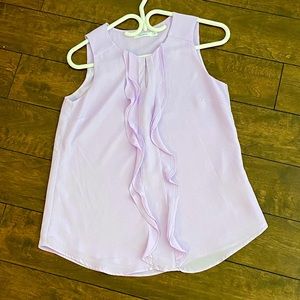 Ladies Lavender sleeveless blouse